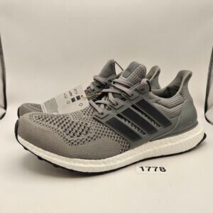 ADIDAS ULTRABOOST 1.0 MEN'S 10.5 GREY BOOST RUNNING SHOES HQ4200 NWOB